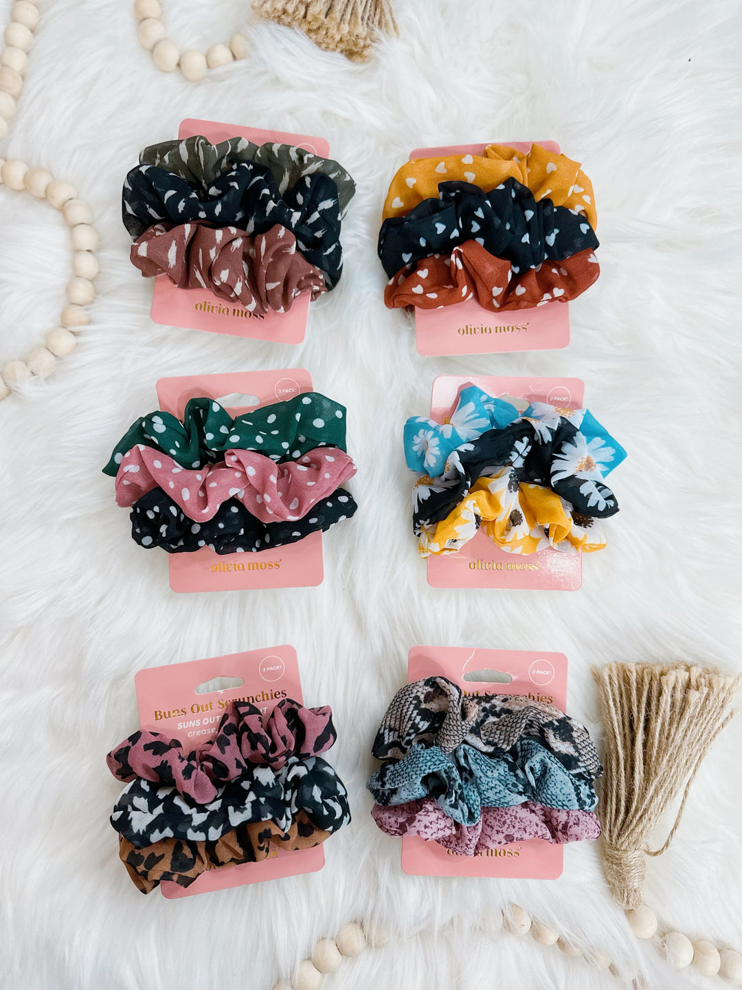 BunsOut Scrunchies Set-Multiple