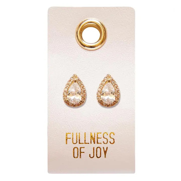 Droplet Stud Fullness of Joy Earrings