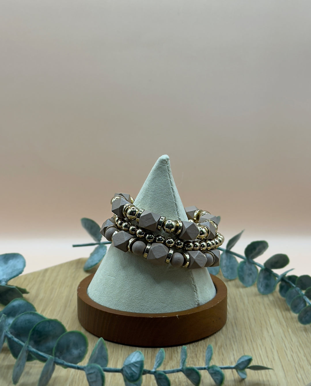 Dark Taupe Stretch Bracelet