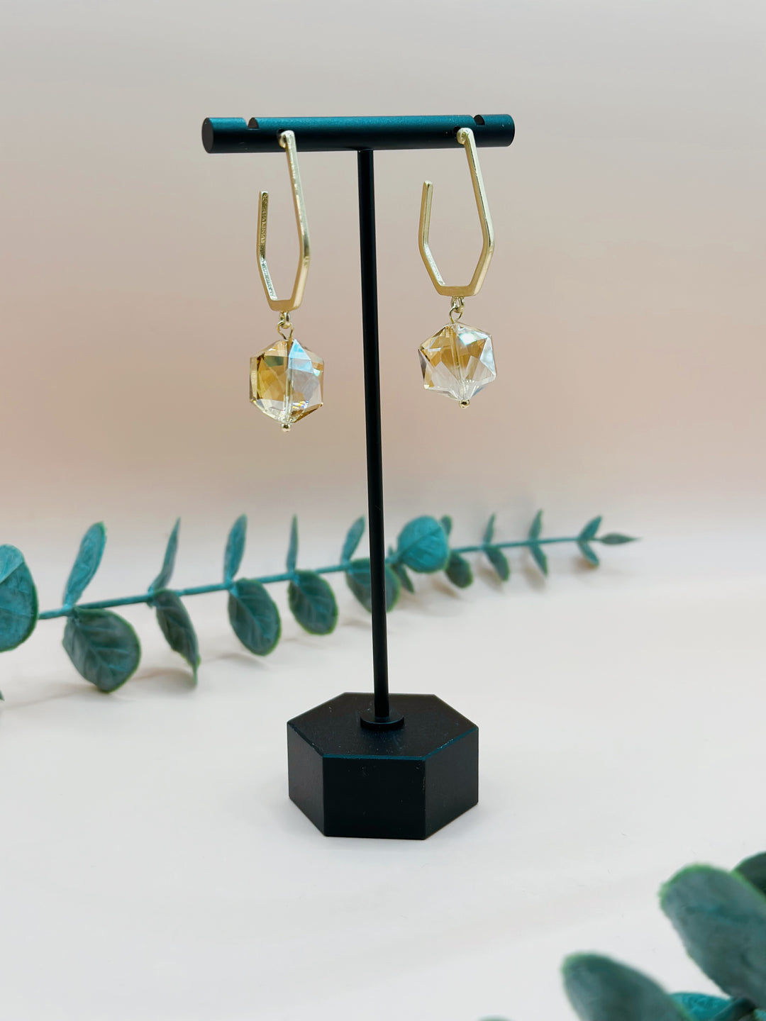 Rise Above Yellow Dangle Earring