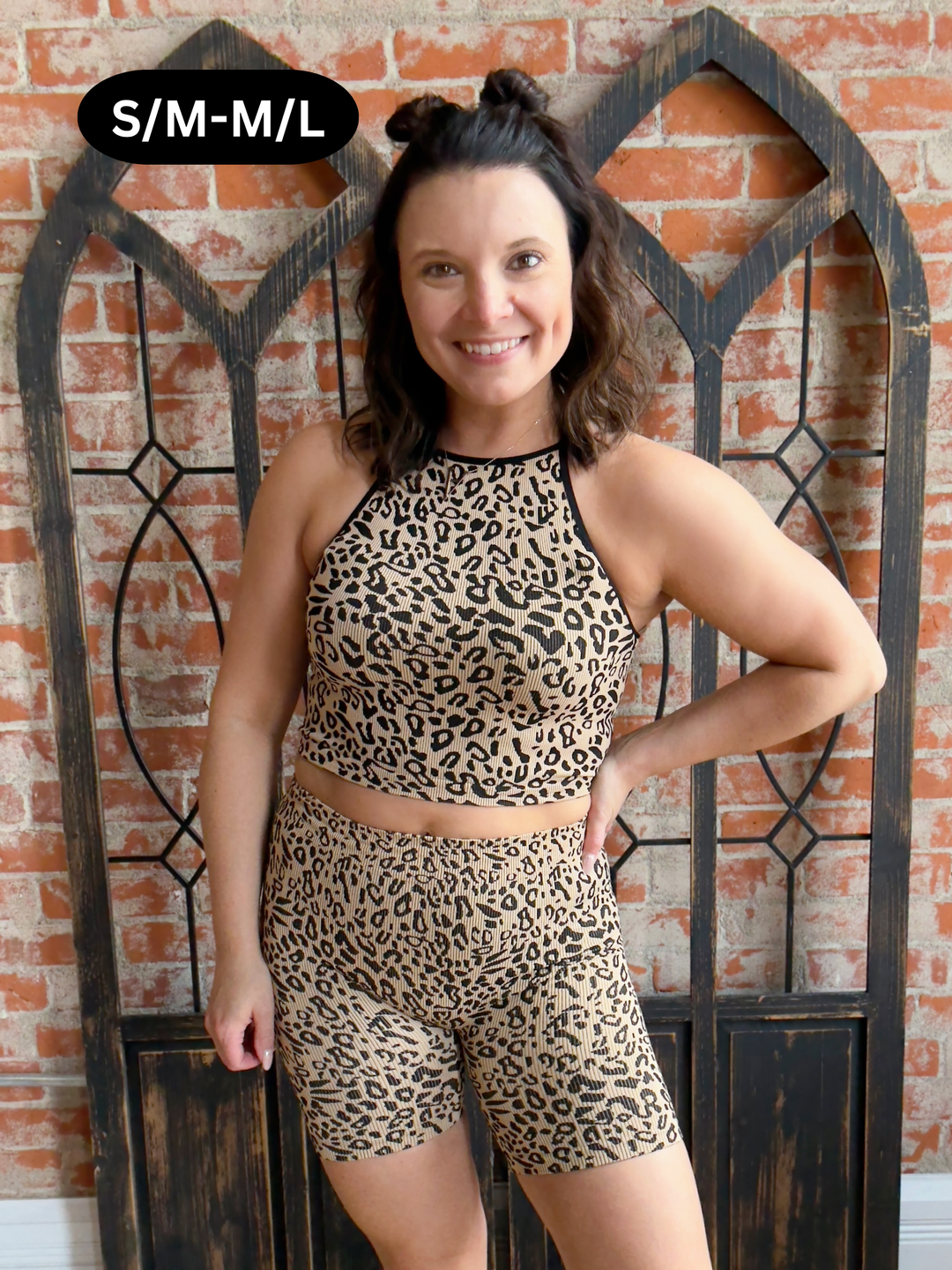 Wild Ride Ribbed Leopard Brami
