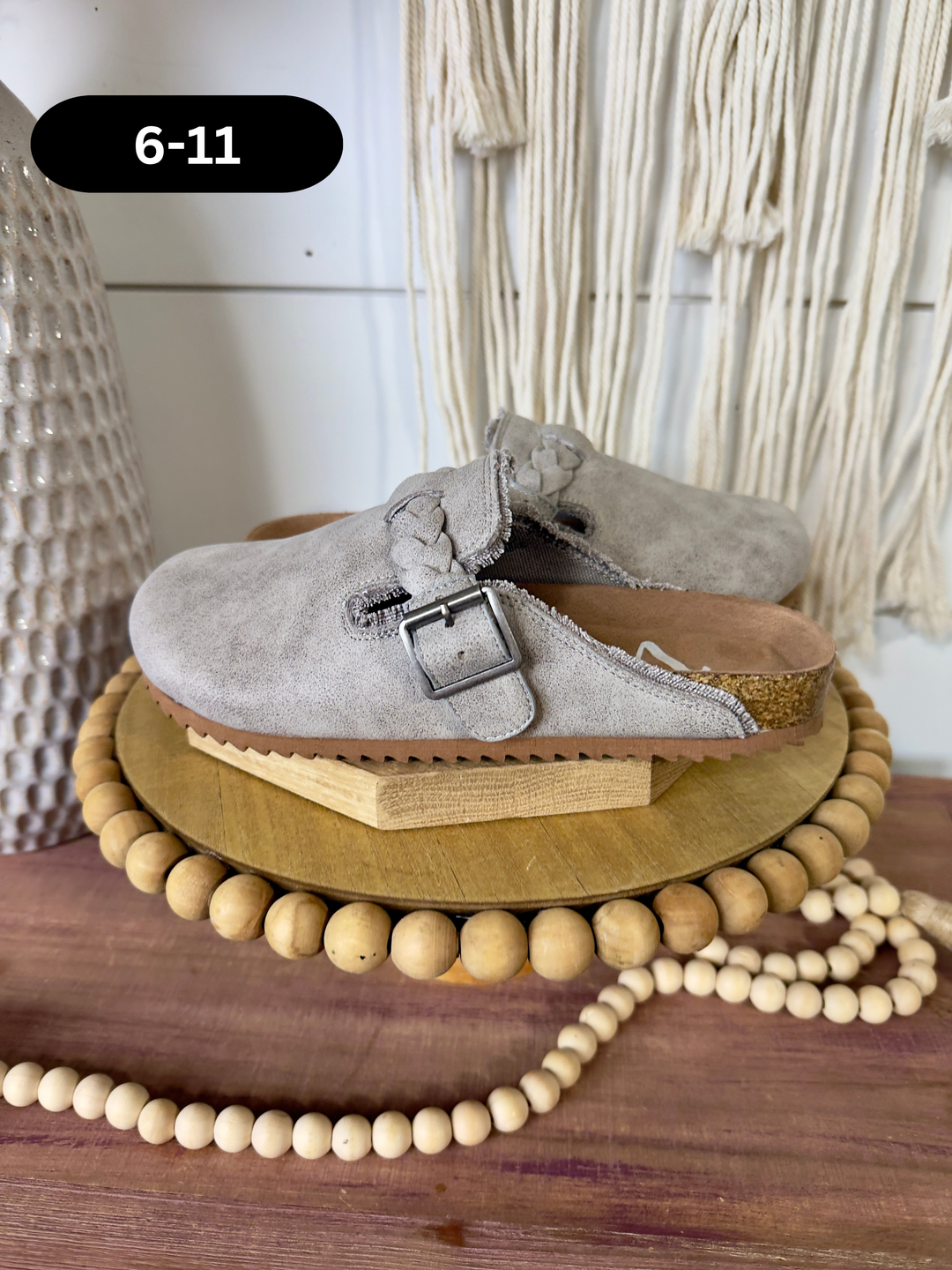 Very G Iris Grey Clog