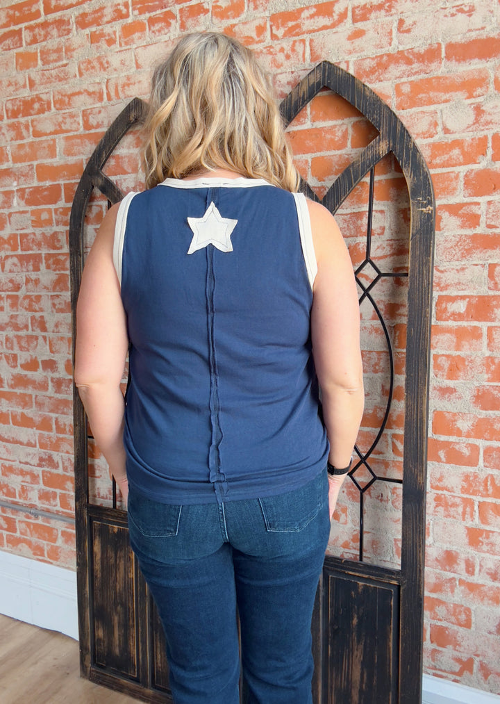 Freedom Crochet Star Tank
