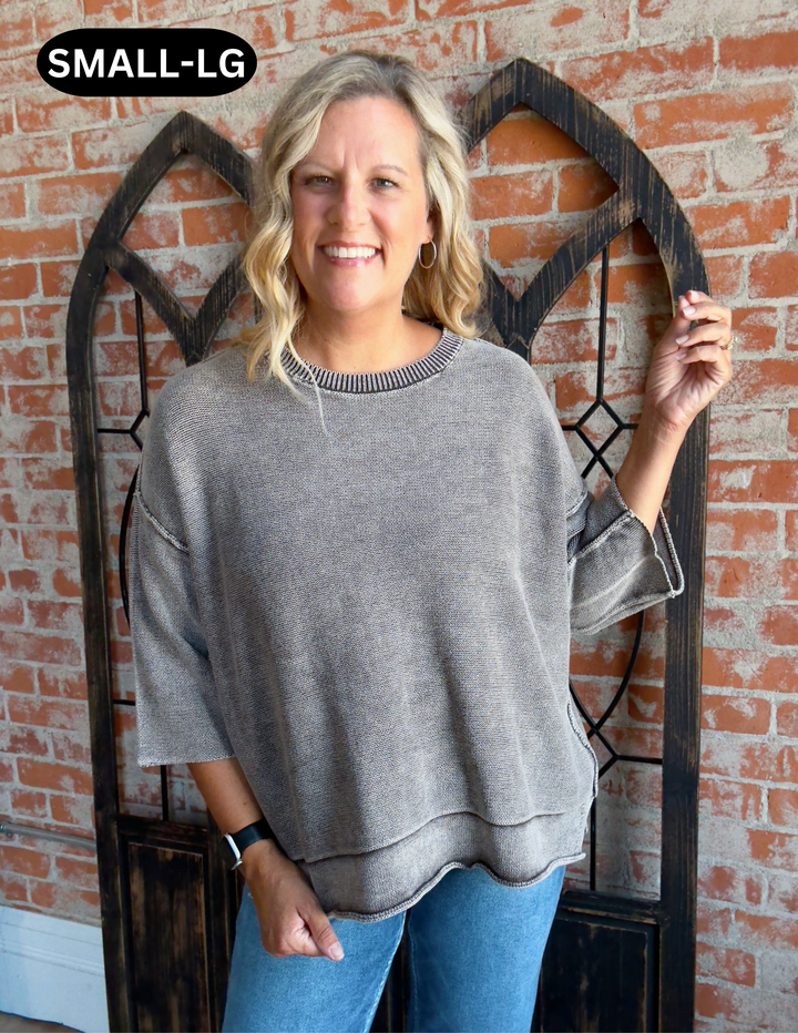 It's A Vibe Burnout Sweater