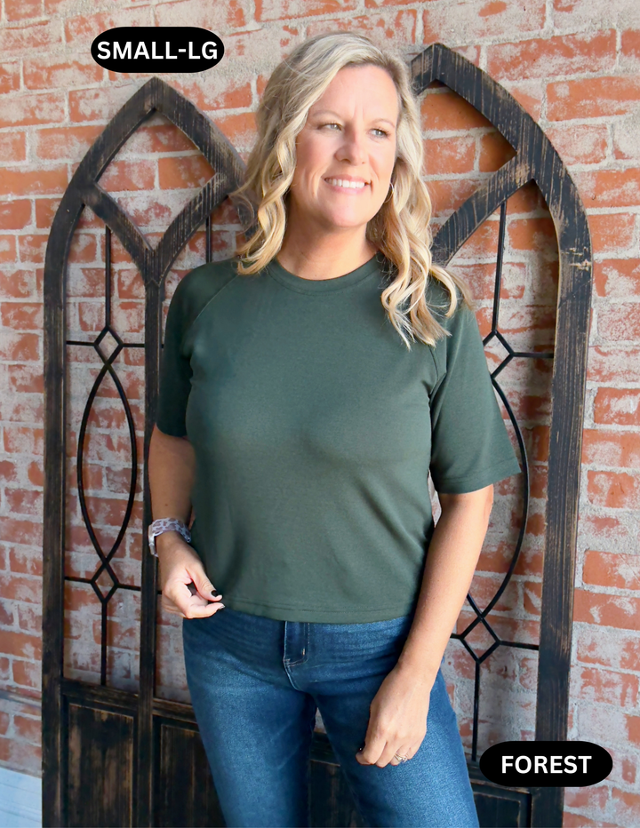 Keep It Chill 2.0 Scuba Tee-Green Tones