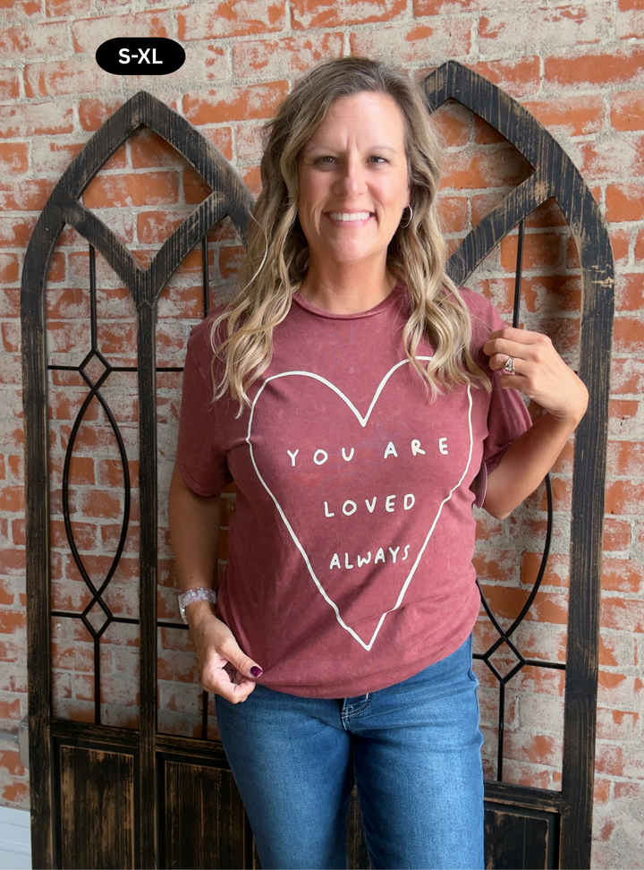 Vintage You Are Loved Graphic Tee