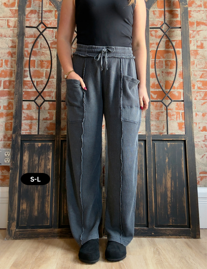 Thorough Thoughts Waffle Knit Pant