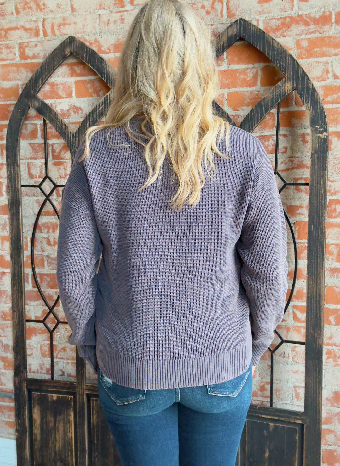 Hold Me Tight Waffle Knit Sweater