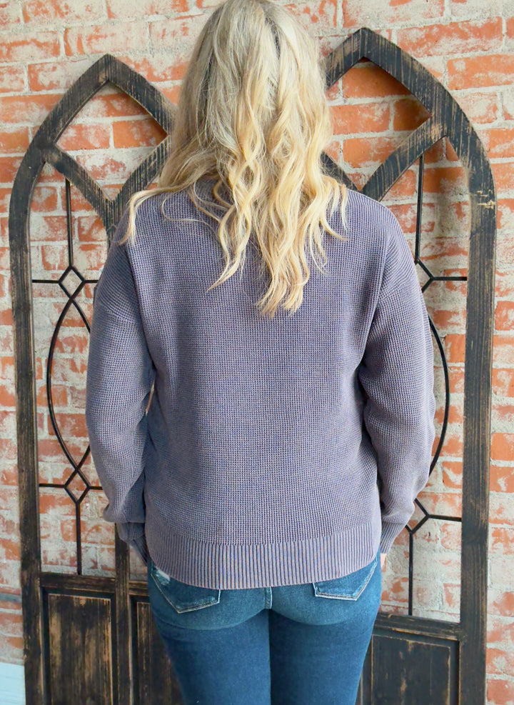 Hold Me Tight Waffle Knit Sweater
