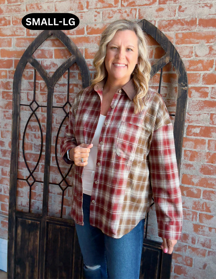 Cabin Fever Collared Flannel