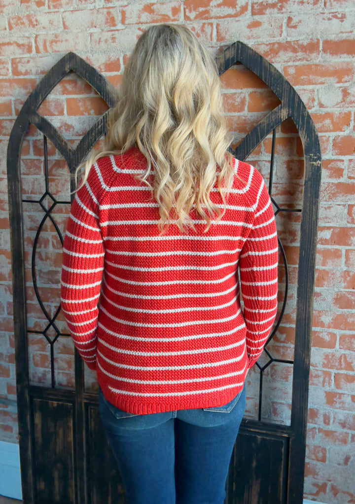 When You Believe Striped Sweater-2 Colors
