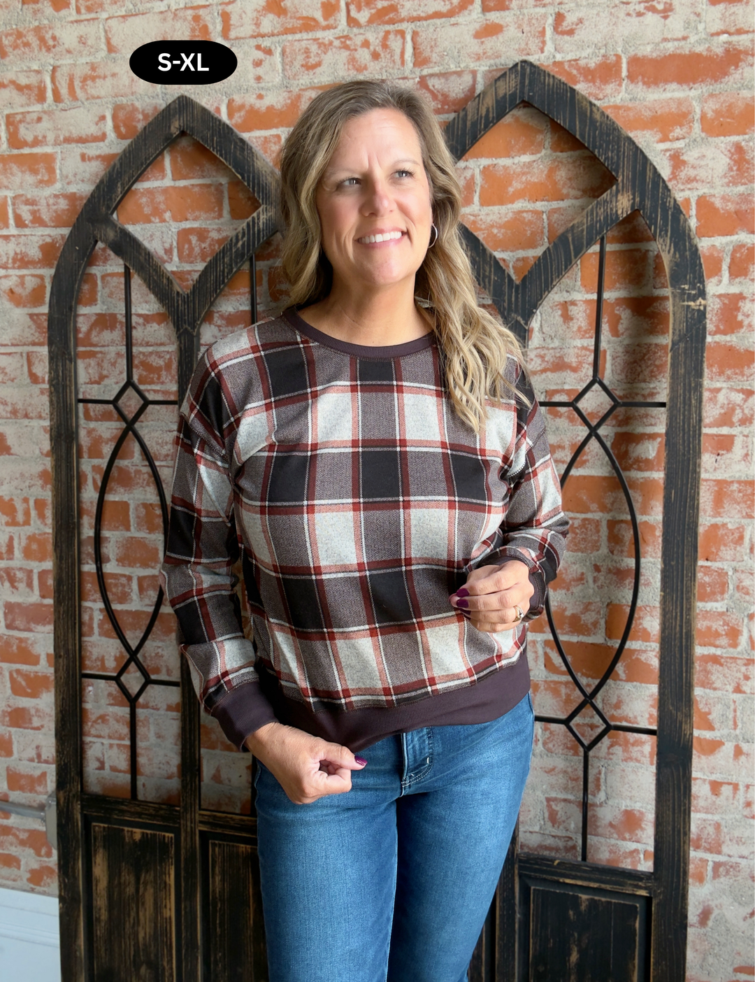 In Plain Sight Plaid Long Sleeve