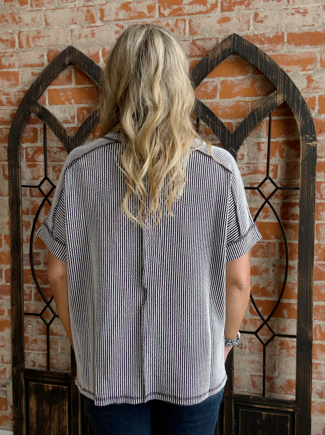 Cool For The Summer 2 Tone Ribbed Tee