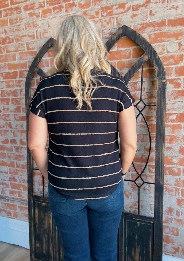 Always Chosen Striped Tee-2 Colors