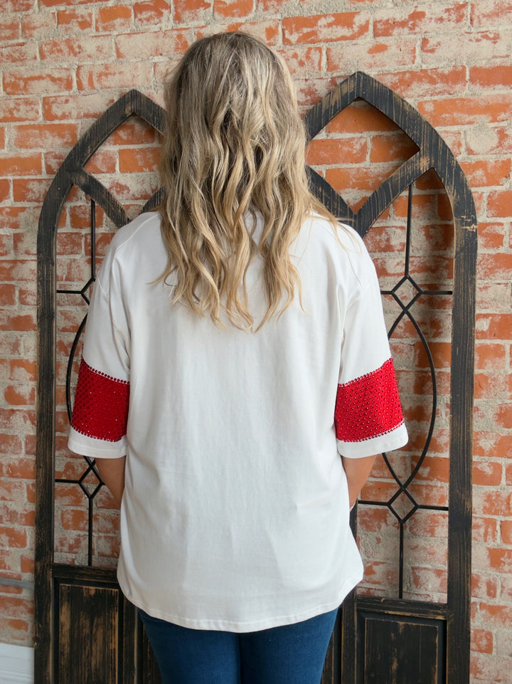 OSU Dominance Rhinestone Varsity Tee