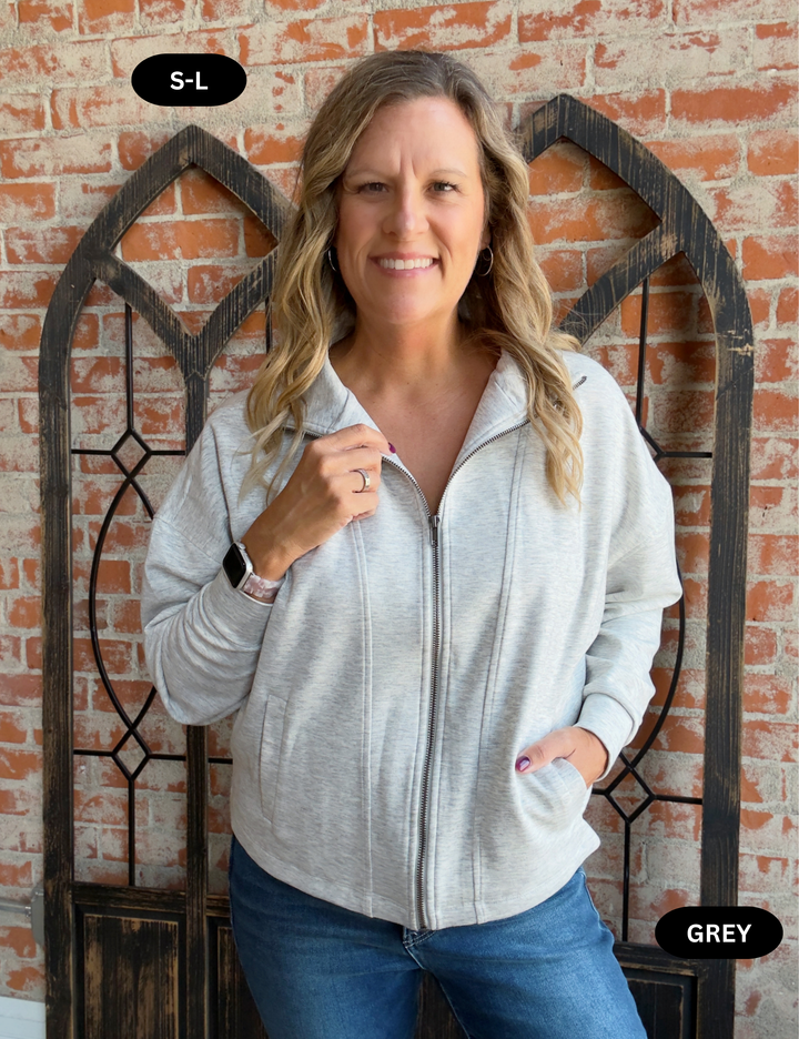 Nothing To Say Scuba Jacket-2 Colors