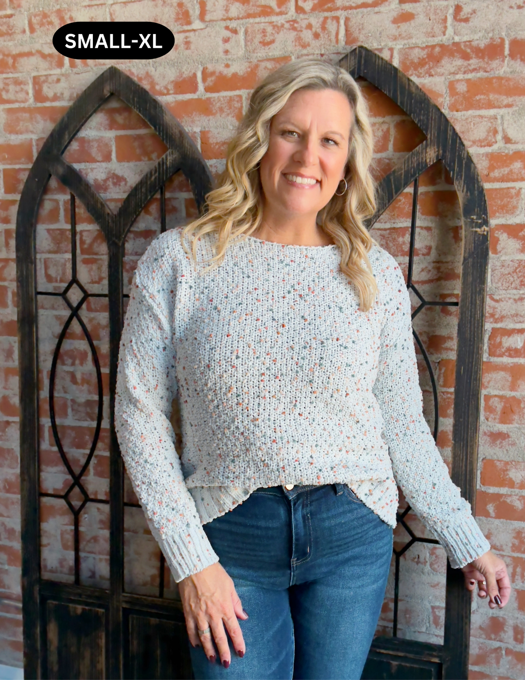 Life's A Party Confetti Sweater