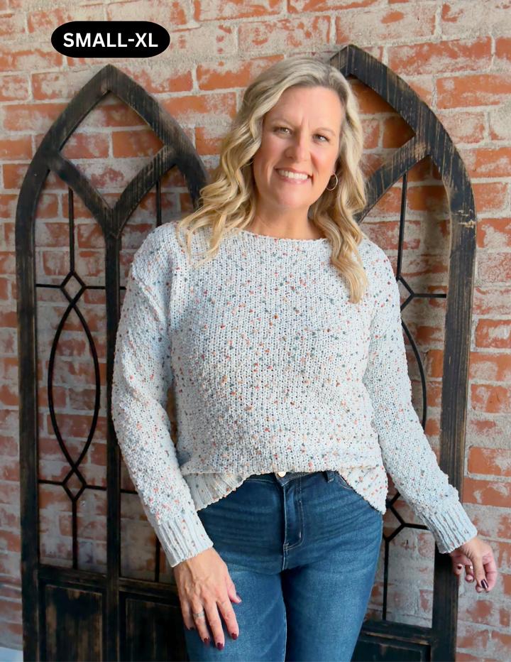 Life's A Party Confetti Sweater