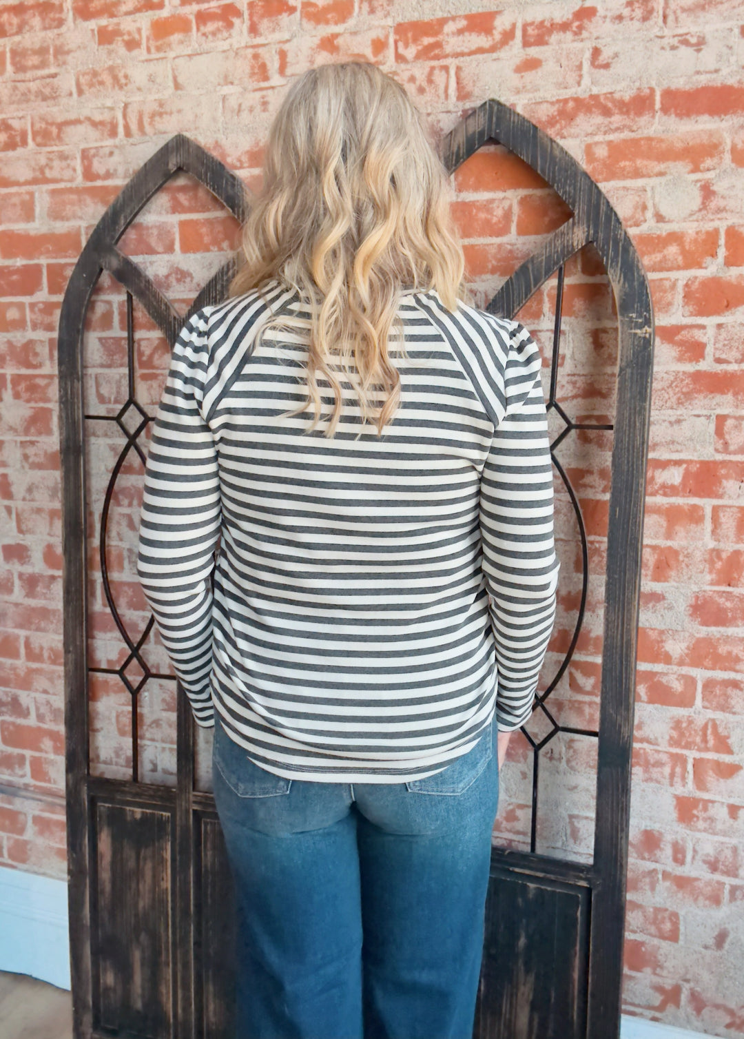 Make It Possible Striped Long Sleeve
