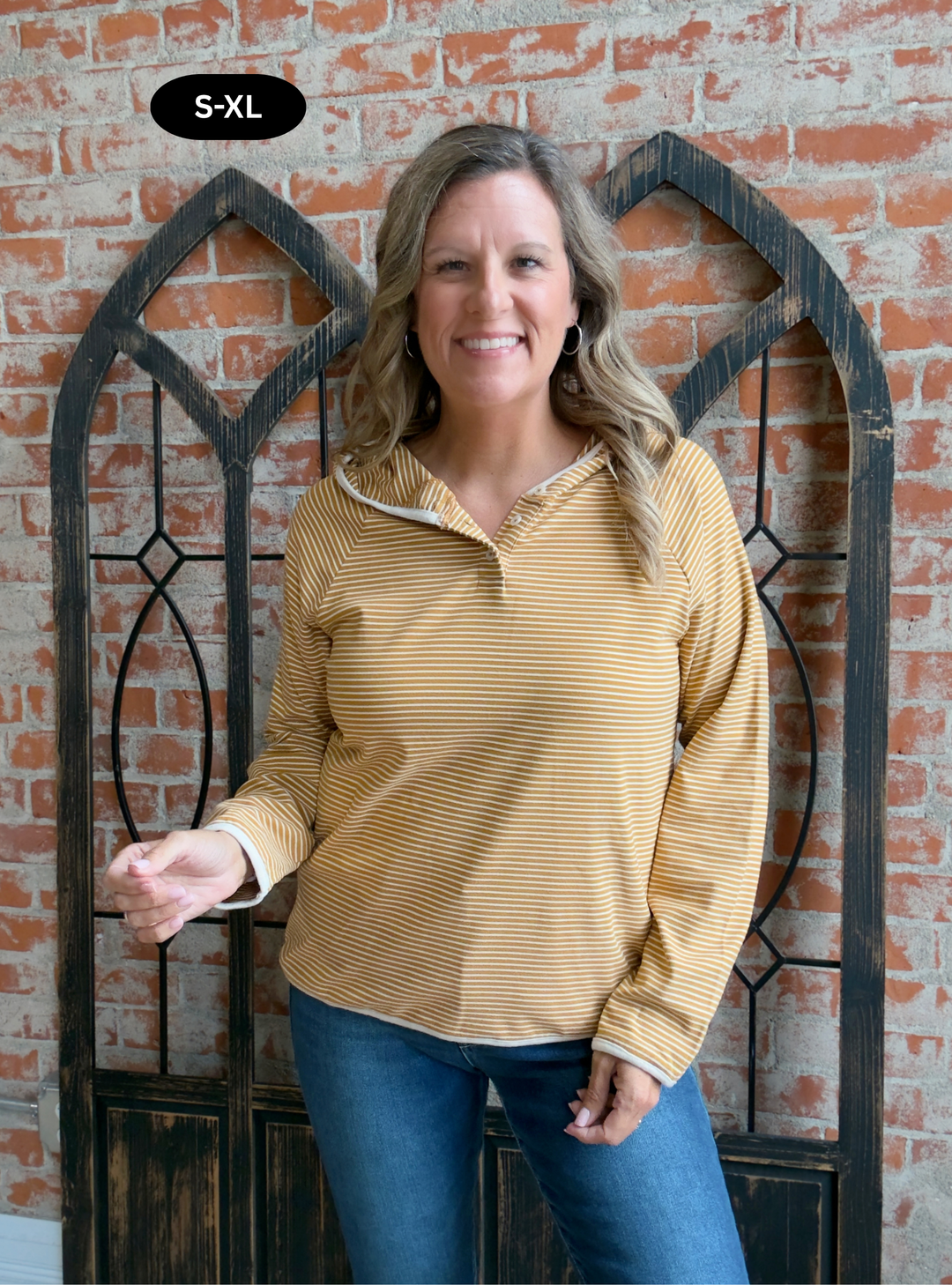 Golden Ticket Striped Hoodie