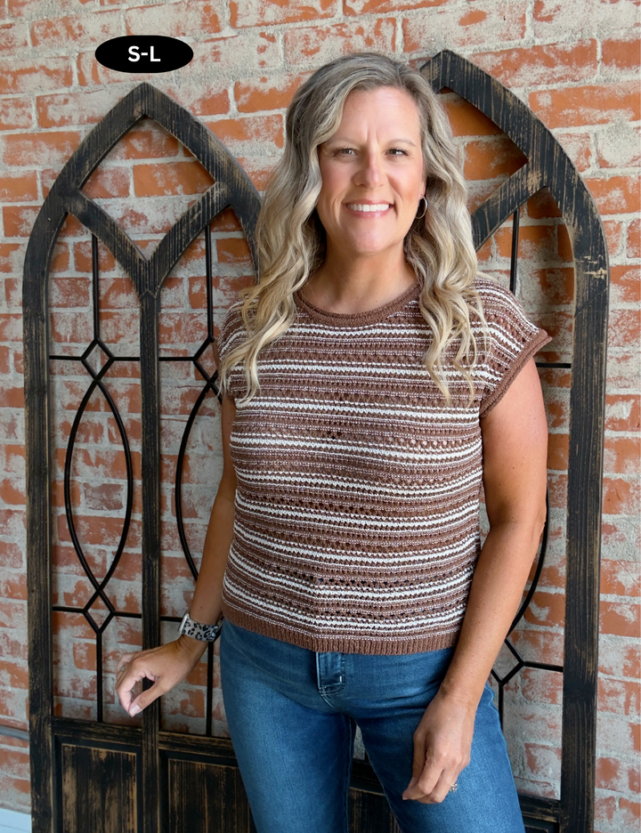 Here Before Skip Stripe Sweater