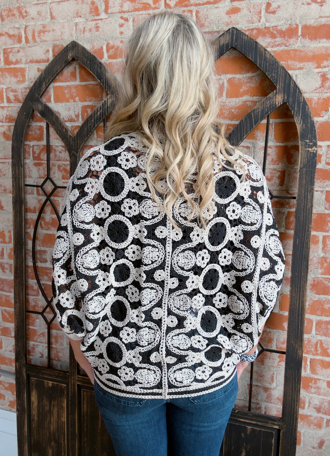 Romantic Feelings Crochet Kimono