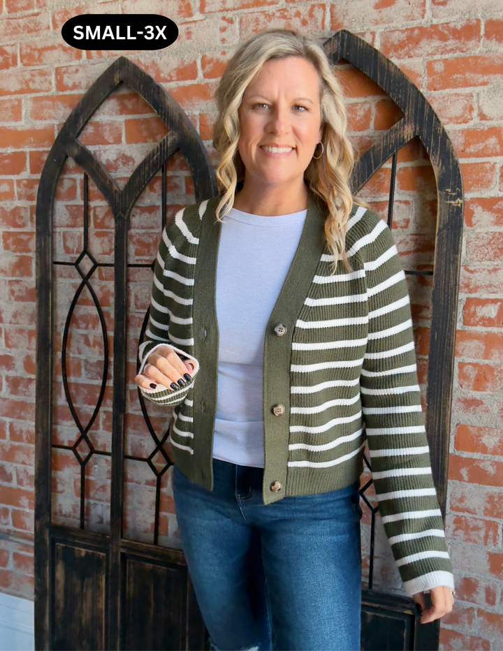 What You've Got Stripe Cardigan