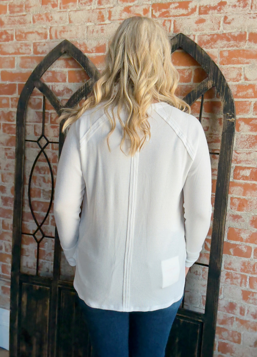 Follow Me Thermal Long Sleeve -White