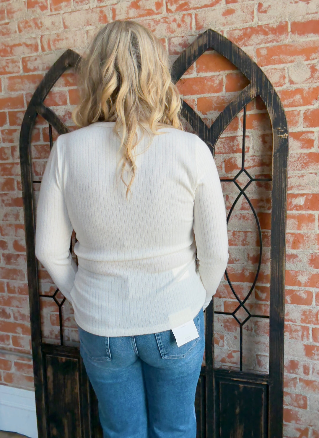 My Weakness Basic Long Sleeve-Ivory