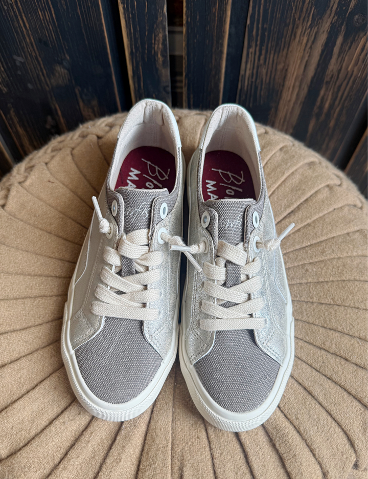 So Chic Silver Metallic Sneaker