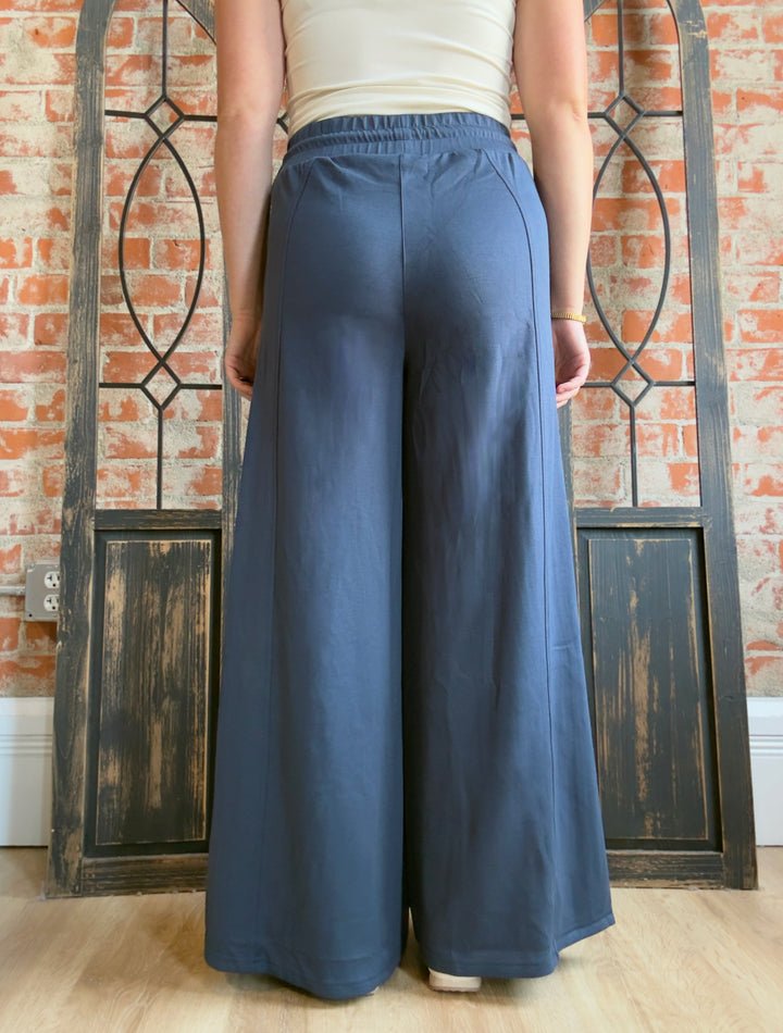 Let It Go Scuba Pant-Navy