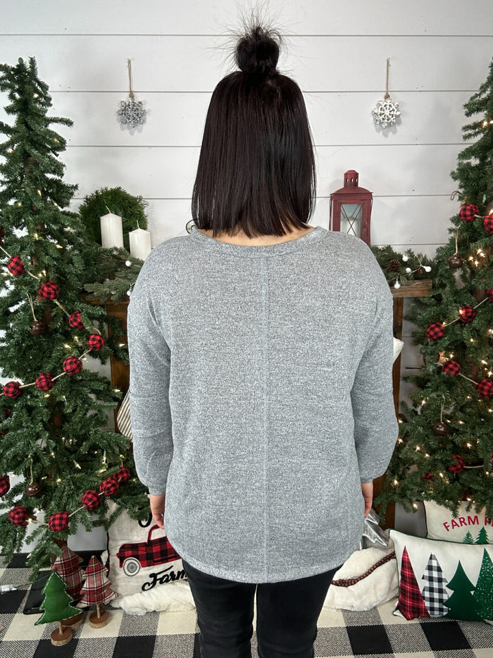 All Time Favorite Heathered  Long Sleeve-2 Colors