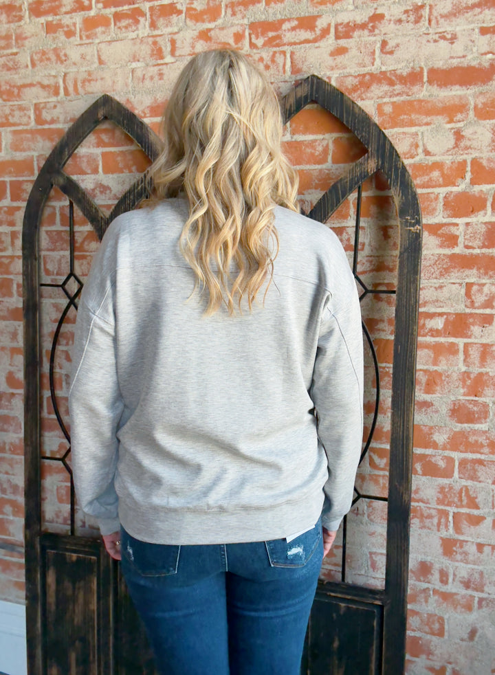A Safe Bet Scuba Crewneck-H.Grey