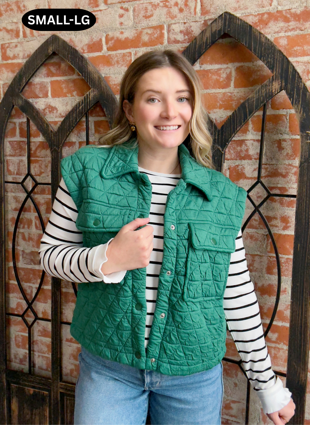 Holiday Crush Quilted Vest