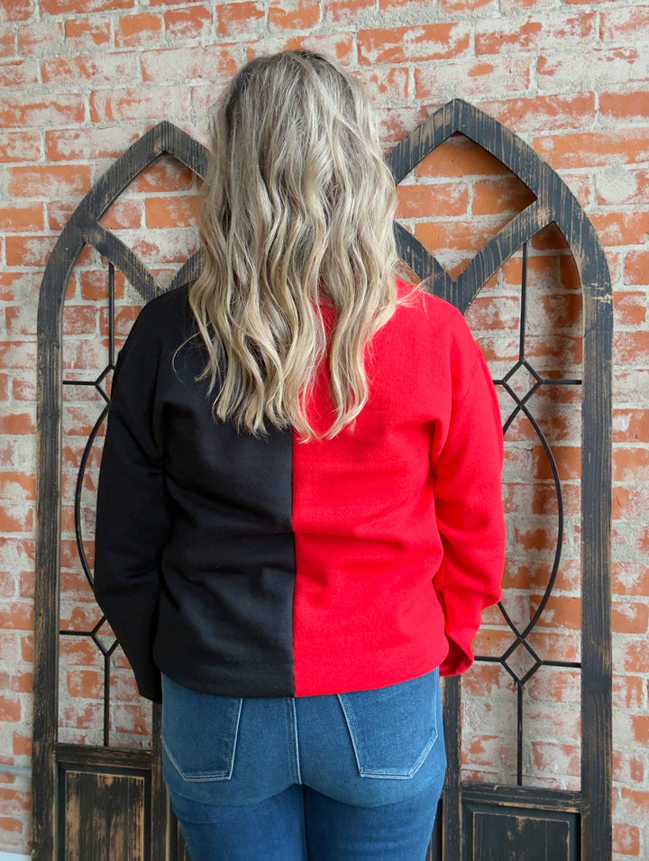 Split Personality Buckeye Crewneck
