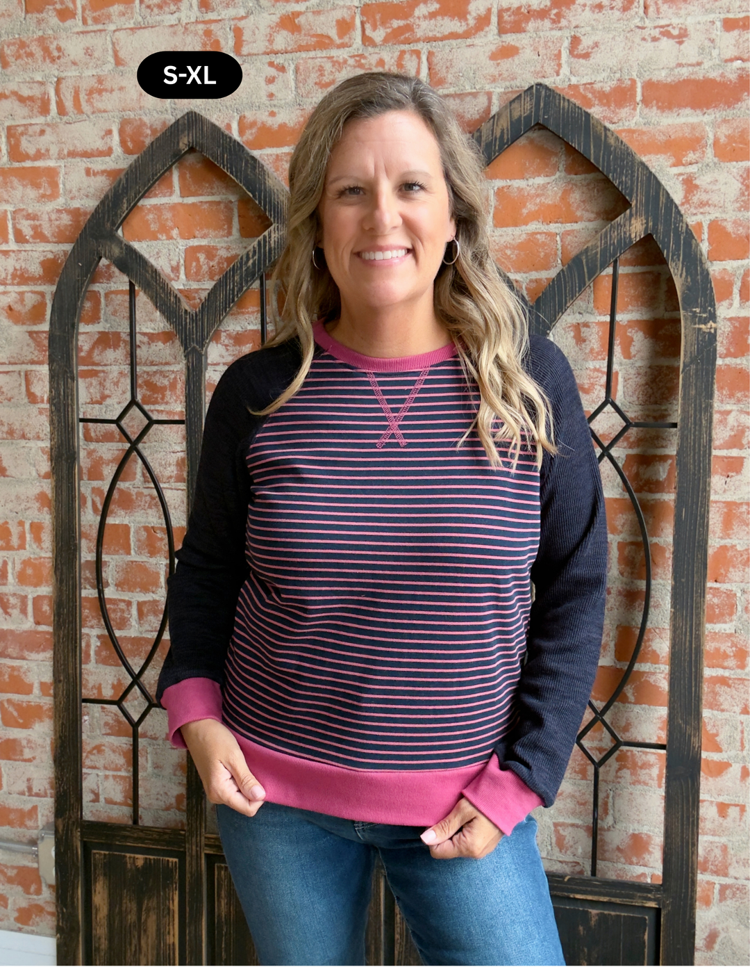 My Love Striped Sweater