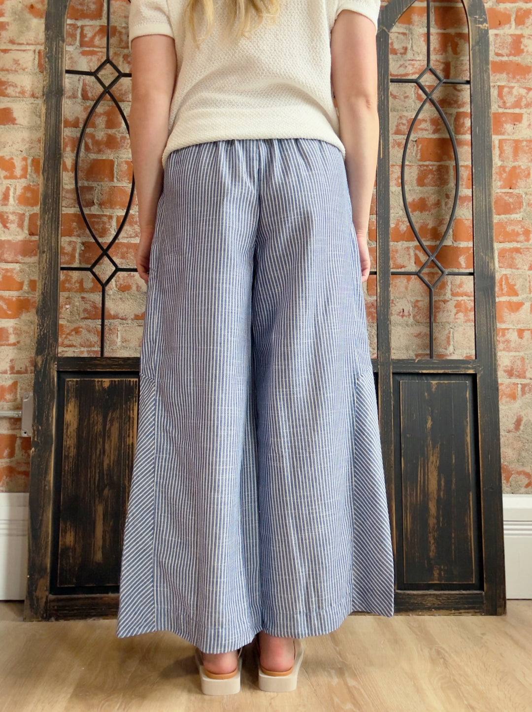 I'll Be Beachside Pinstripe Pant