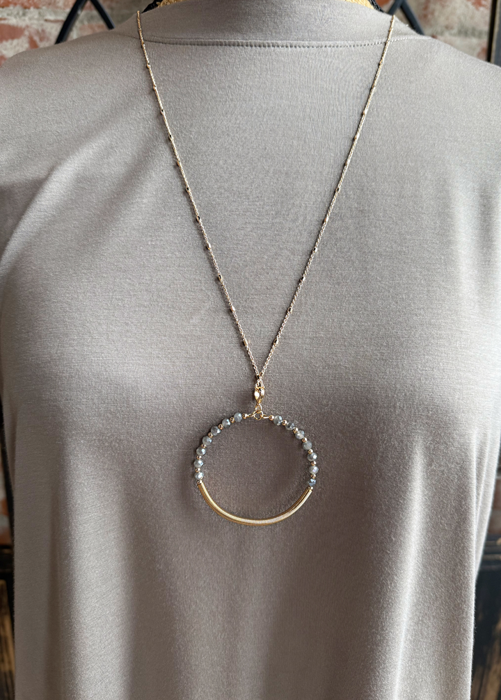 Dali Grey Circle Pendant