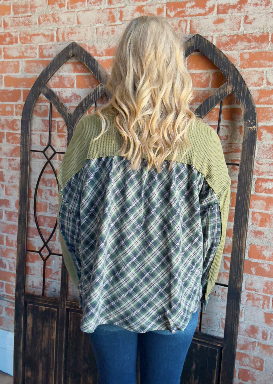 There's The Fall Breeze Plaid Shacket