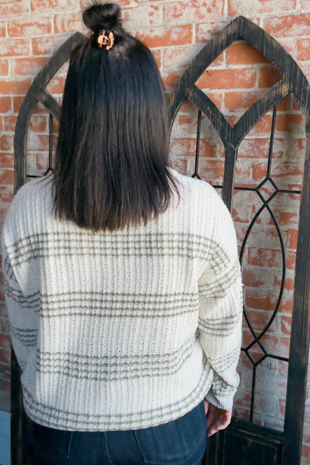 Keep Your Calm Striped Sweater