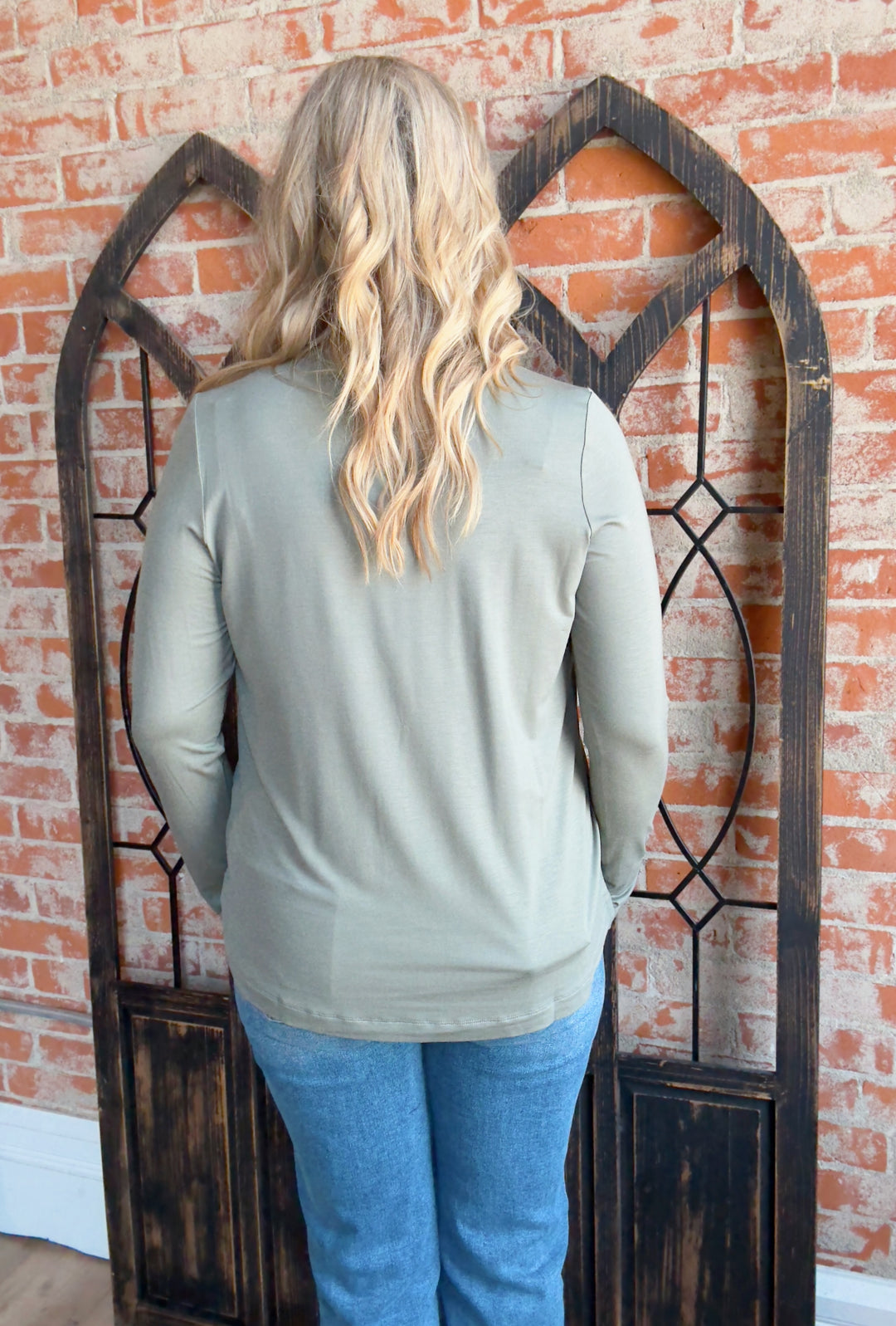 Best I've Ever Had Basic Long Sleeve- Sage