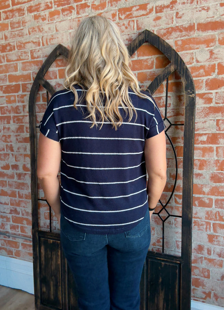 Always Chosen Striped Tee-2 Colors