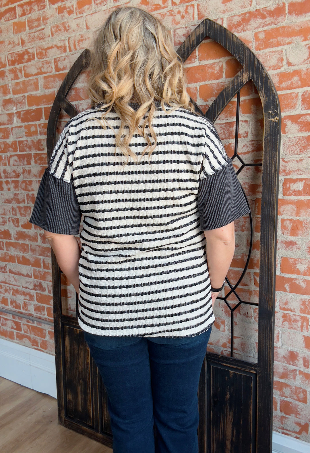 Take Me By Surprise Ribbed Color Block-2 Colors