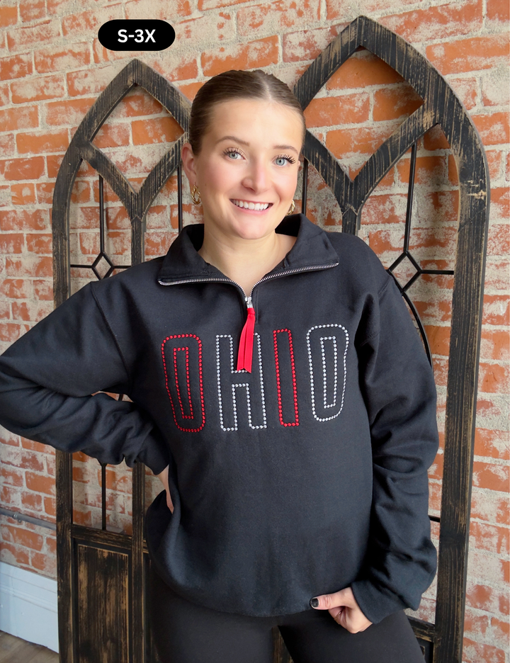 Twinkle Stitch Ohio Quarter Zip