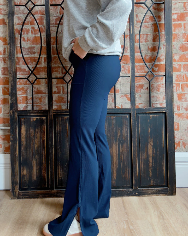 Feeling Snatched Ribbed Yoga Pant-2 Colors