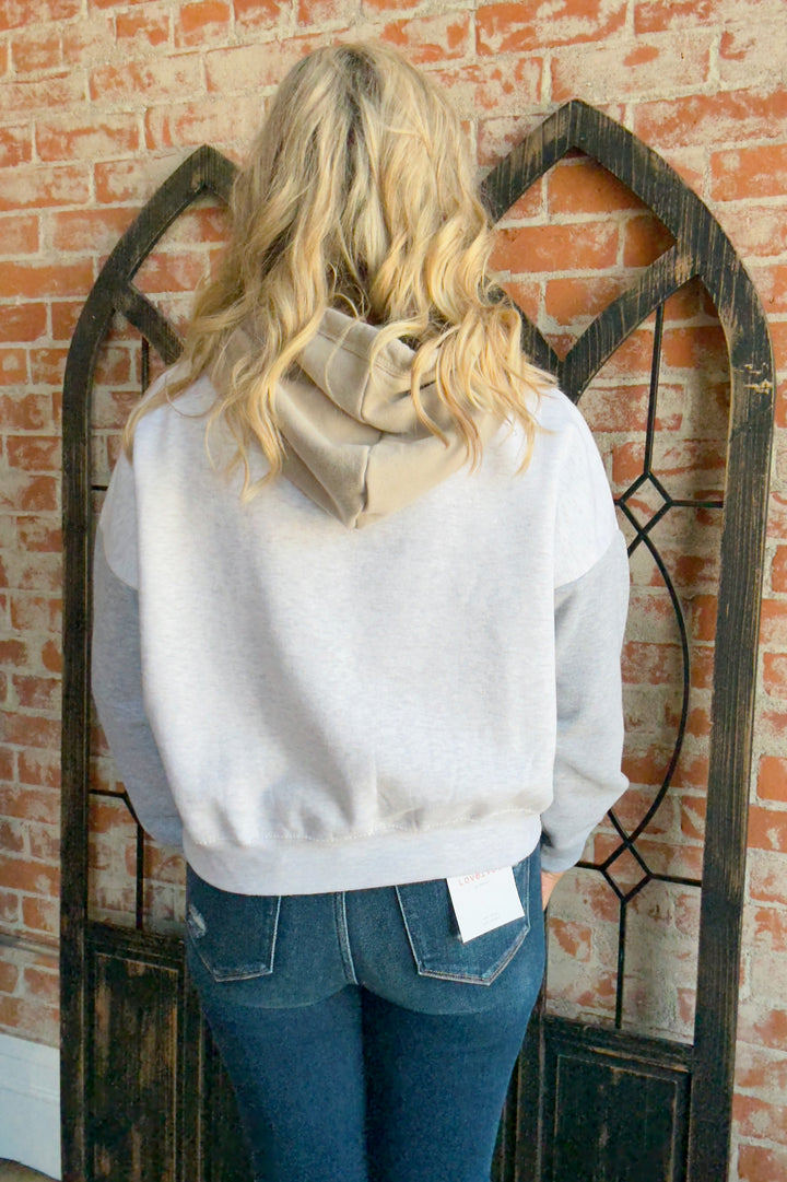 Bible Verse Color Block Hoodie