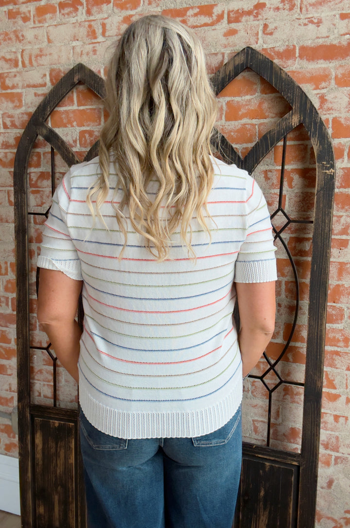 Too Good To Be True Striped Sweater