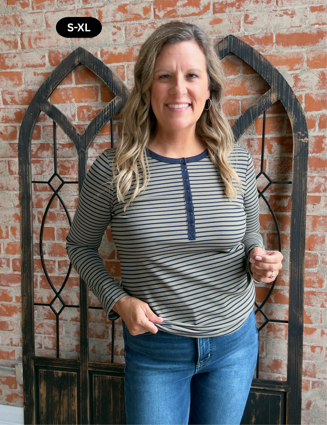 Those Memories Striped Henley
