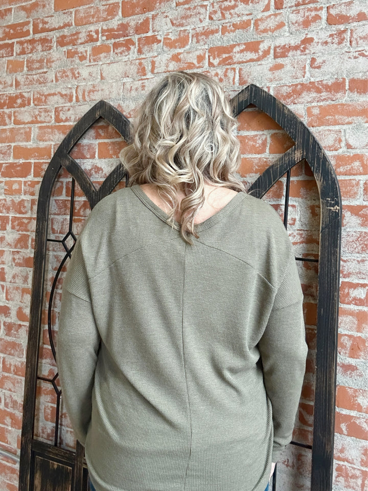 Honeyme Gem Olive Long Sleeve