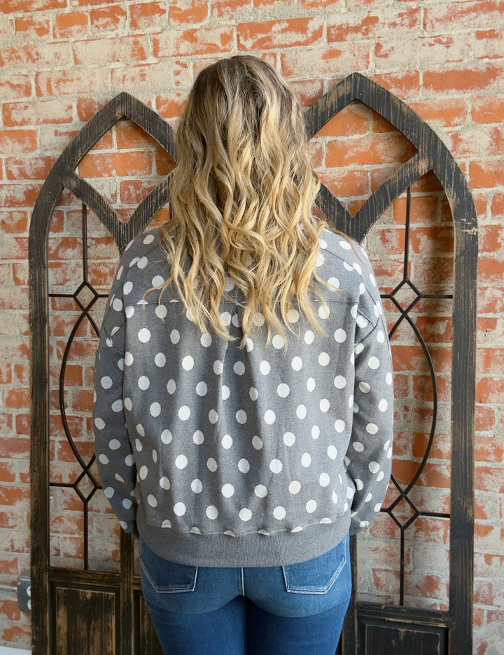 On Repeat Polka Dot Crew-2 Colors